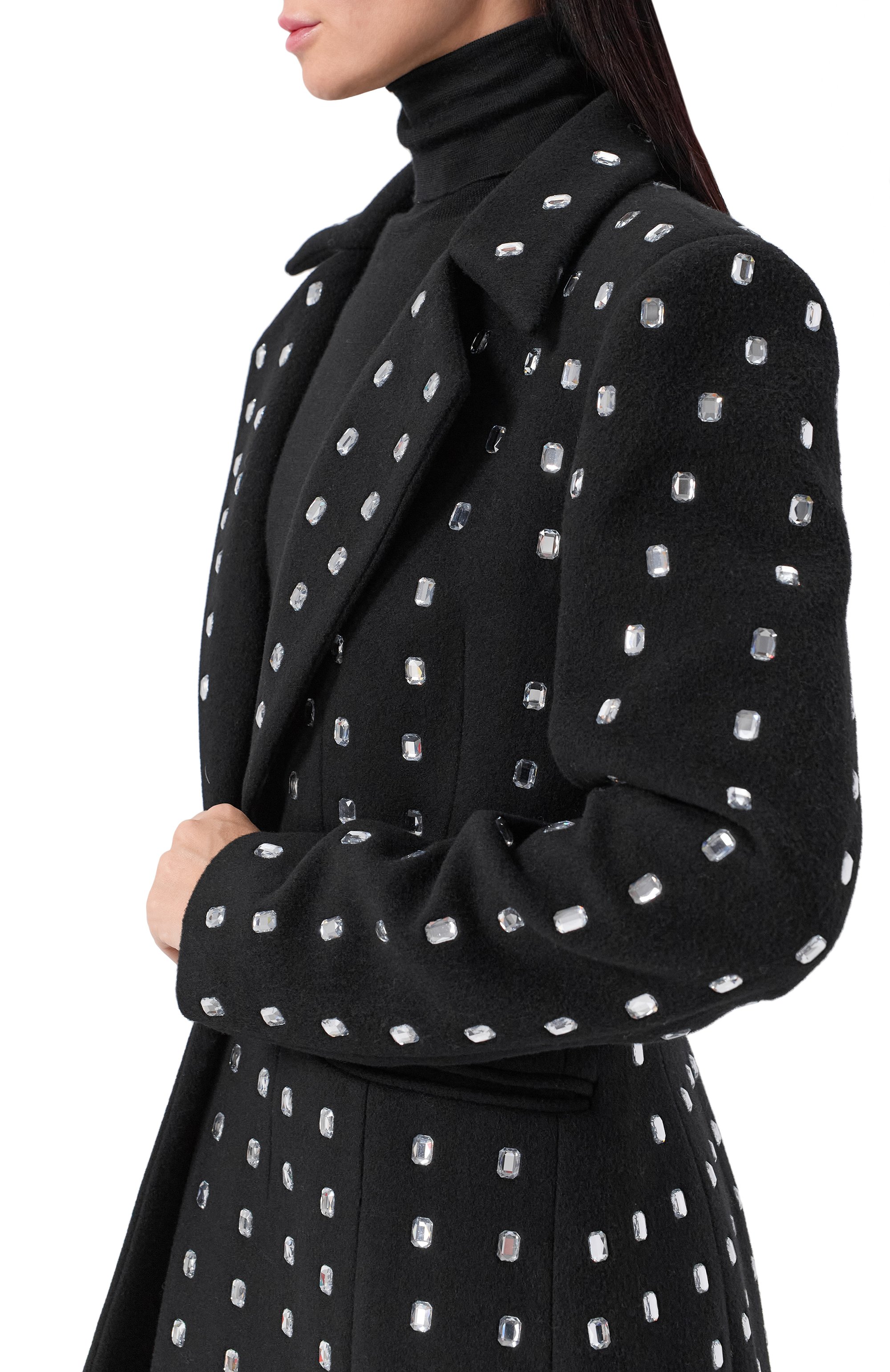 Шерстяное пальто GIUSEPPE DI MORABITO черного цвета по цене 332000 руб., арт. 05FW2C0071CR 05380A, фото 5 Шерстяное пальто GIUSEPPE DI MORABITO, арт. 05FW2C0071CR 05380A, фото 5