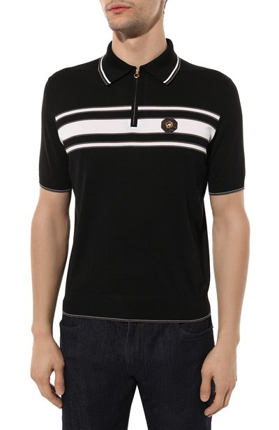 Поло из хлопка и шелка STEFANO RICCI, арт. K616321AZ2/F23234, фото 3