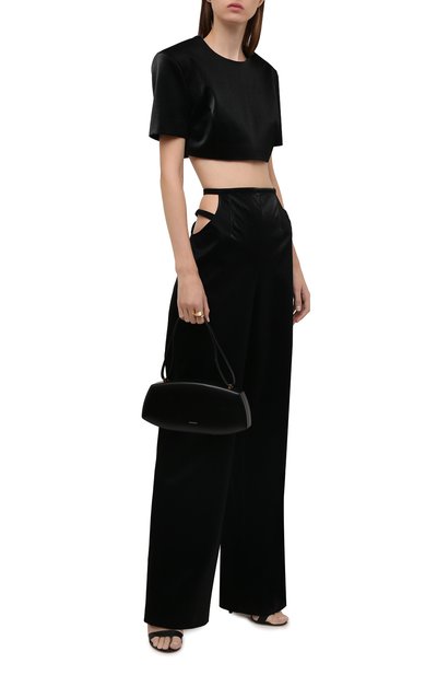 Брюки KALMANOVICH черного цвета по цене 30240 руб., арт. FW21K32, фото 2 Брюки KALMANOVICH, арт. FW21K32, фото 2