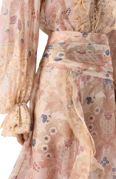 Юбка изо льна и шелка ZIMMERMANN, арт. 7243SC261, фото 5