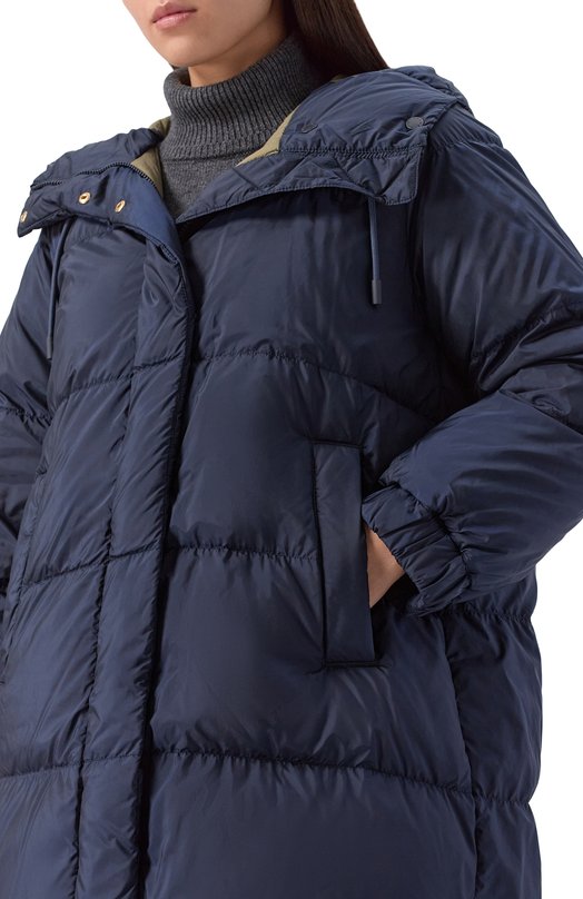 Двусторонний пуховик Weekend Max Mara ANF0RA Синий  ANF0RA Фото 5