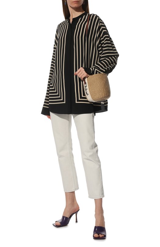 Сумка Woody small Chloé CHC22SS381G55 Бежевый  CHC22SS381G55 Фото 3