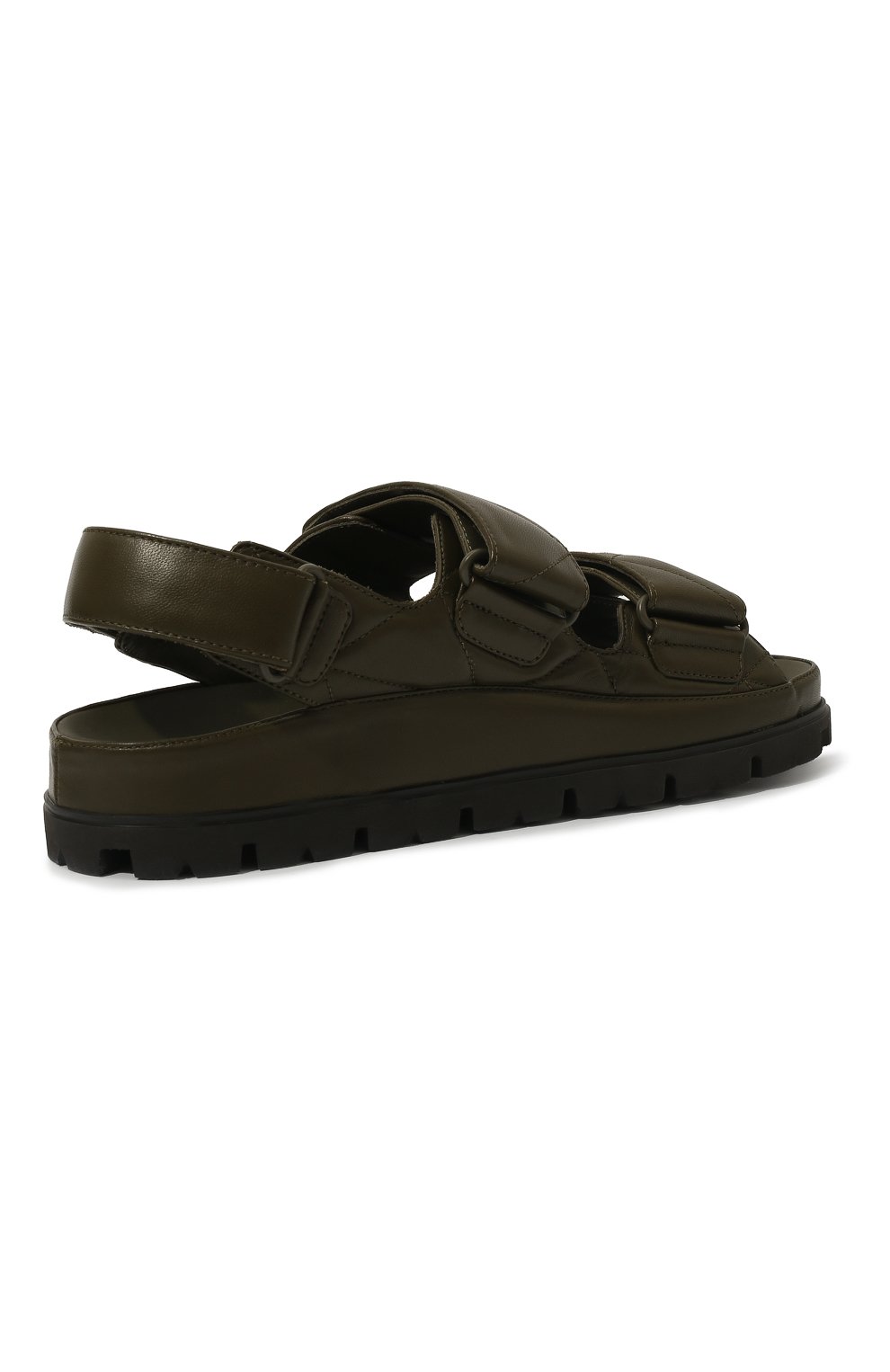 Кожаные сандалии PRADA, арт. 1X721M-038-F0161-020, фото 5