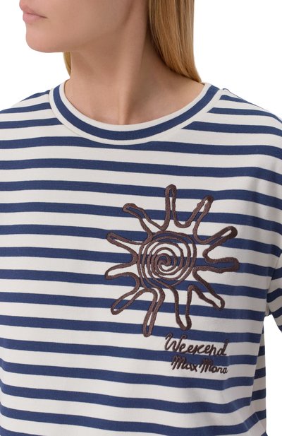 Хлопковая футболка WEEKEND MAX MARA, арт. WKDSABAT0, фото 5