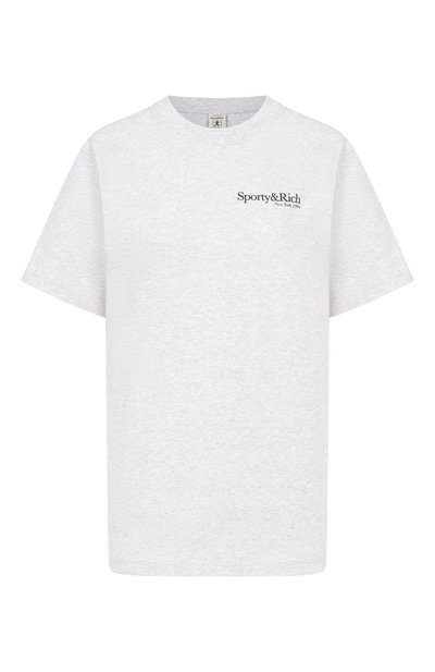 Женская хлопковая футболка SPORTY AND RICH, арт. T004362175GY03