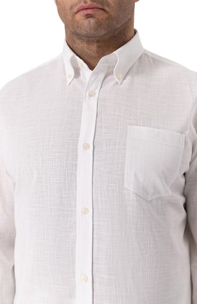 Хлопковая рубашка PAUL&SHARK, арт. 25413230R/48, фото 5