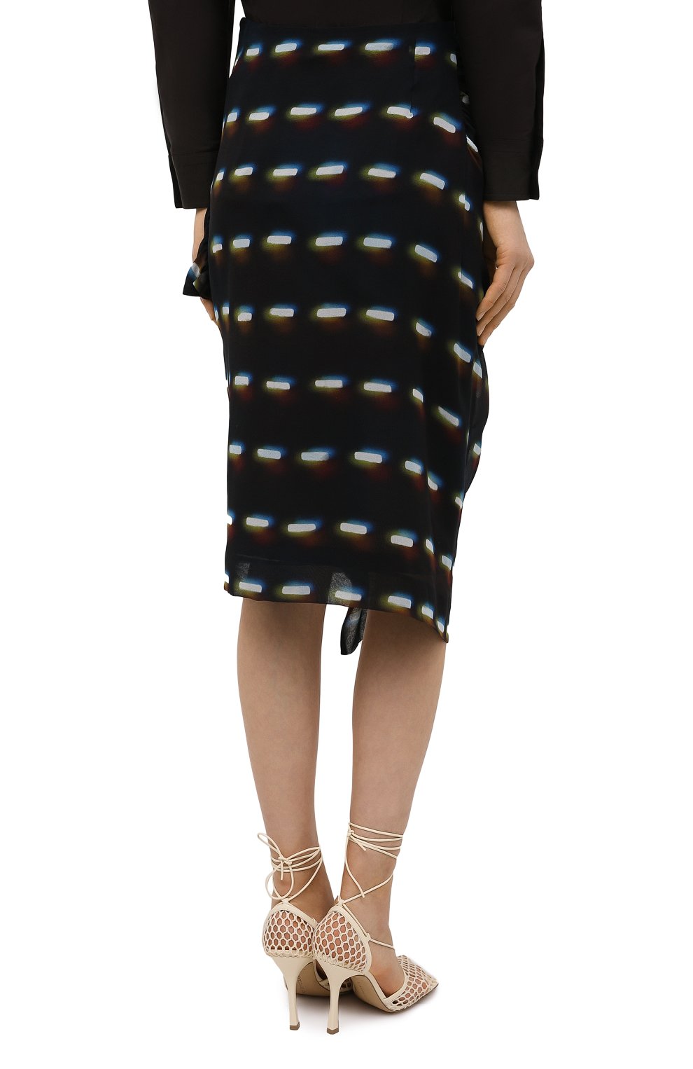 Шелковая юбка DRIES VAN NOTEN черного цвета по цене 84450 руб., арт. 211-30885-2088, фото 4 Шелковая юбка DRIES VAN NOTEN, арт. 211-30885-2088, фото 4