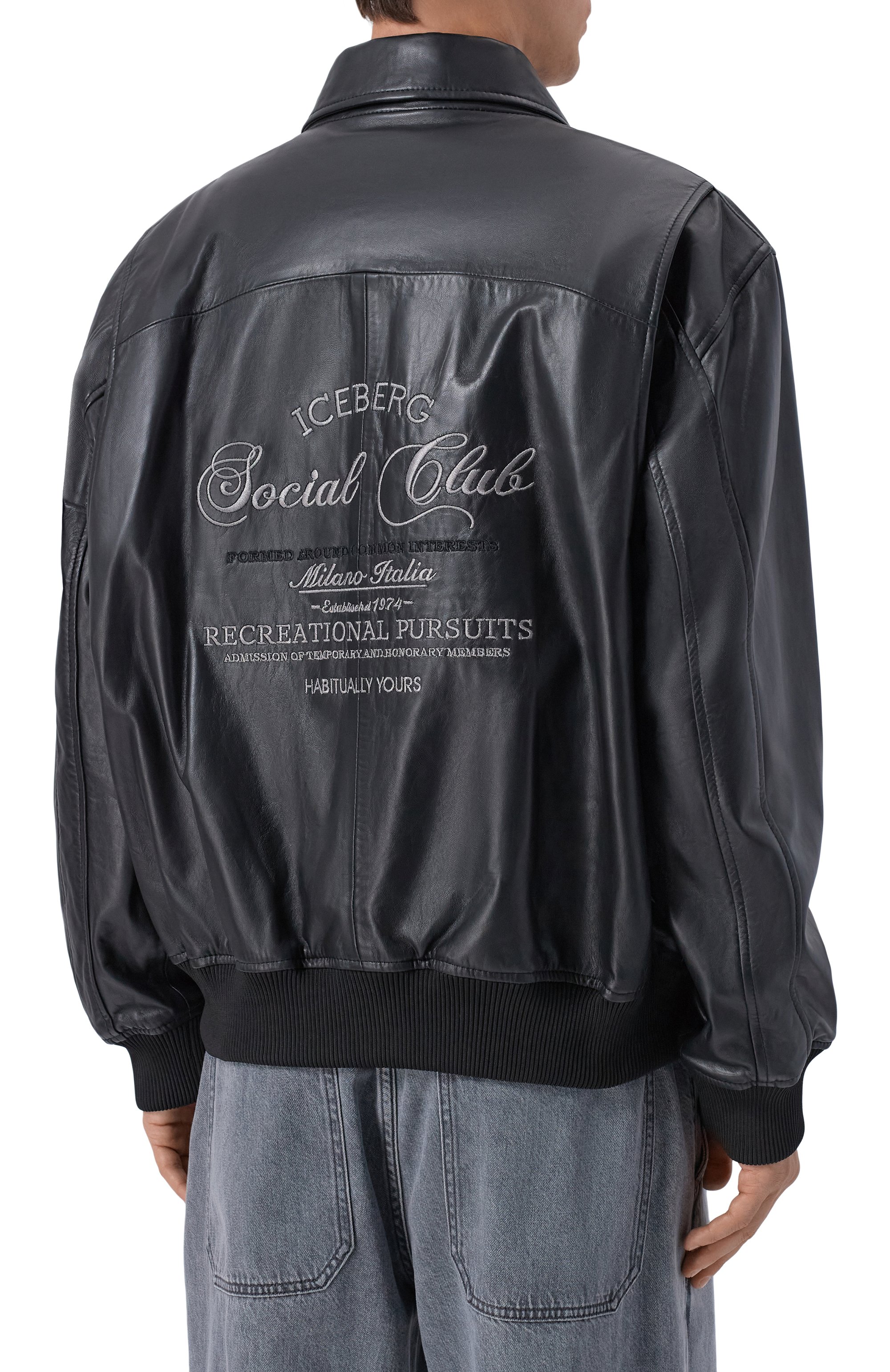 Кожаный бомбер ICEBERG, арт. Z020/6805, фото 4