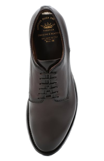 Кожаные дерби OFFICINE CREATIVE, арт. ANAT0MIA/12/AER0 BUFAL0, фото 5