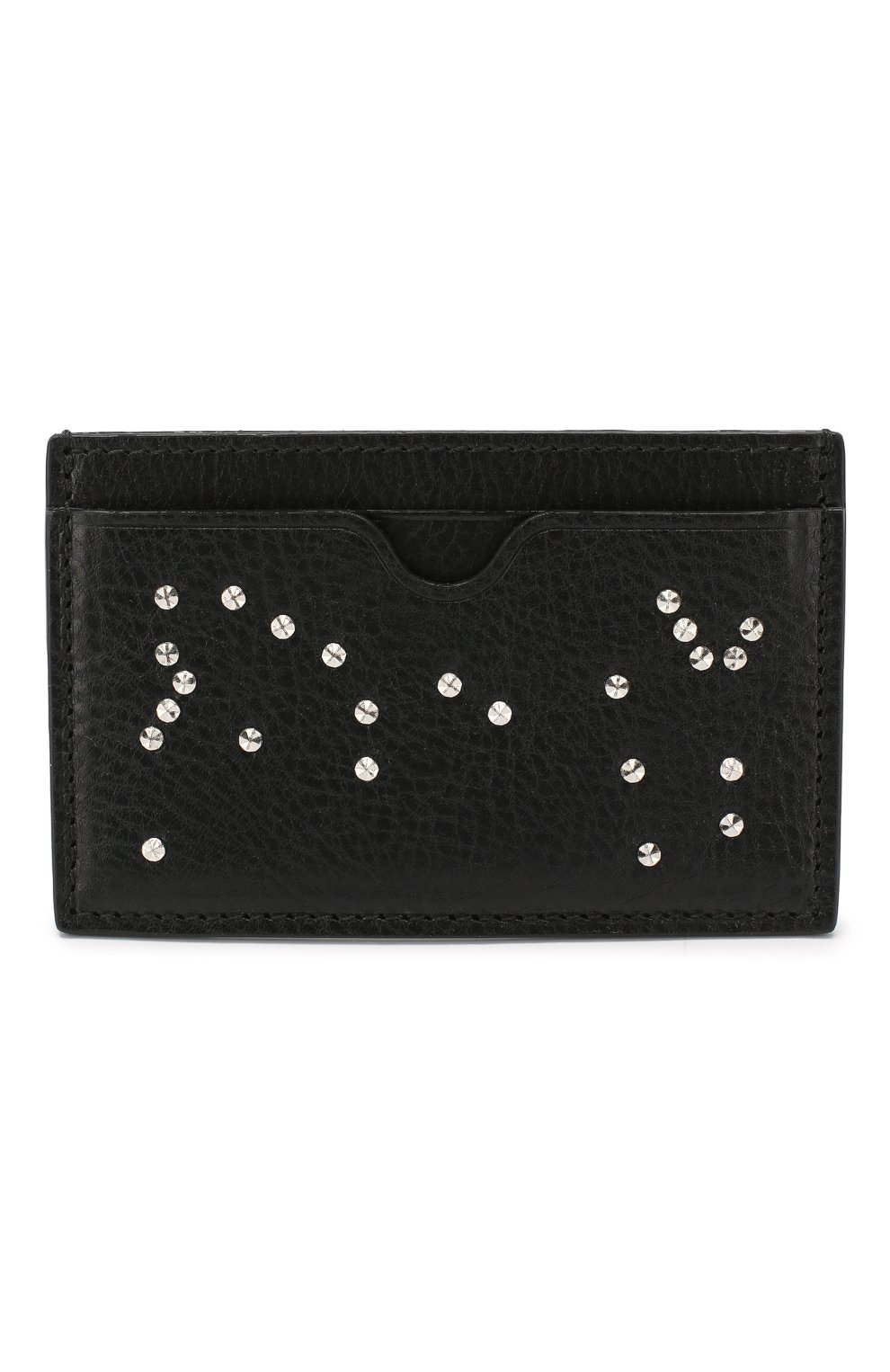 Кожаный футляр для кредитных карт ALEXANDER MCQUEEN черного цвета по цене 24350 руб., арт. 550820/1AC9N, фото 1 Кожаный футляр для кредитных карт ALEXANDER MCQUEEN, арт. 550820/1AC9N, фото 1
