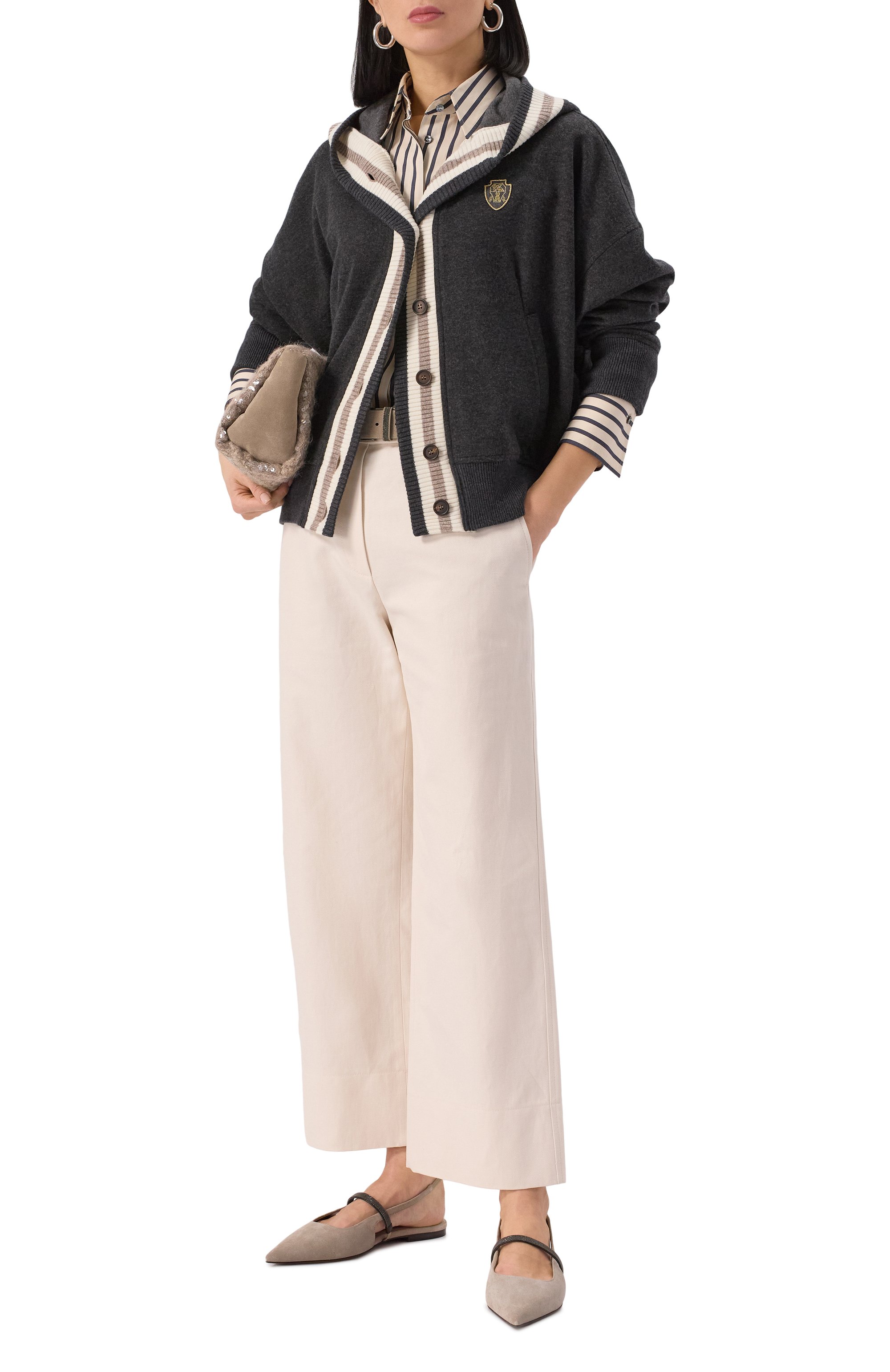 Кашемировый кардиган BRUNELLO CUCINELLI, арт. MD913VC206, фото 2