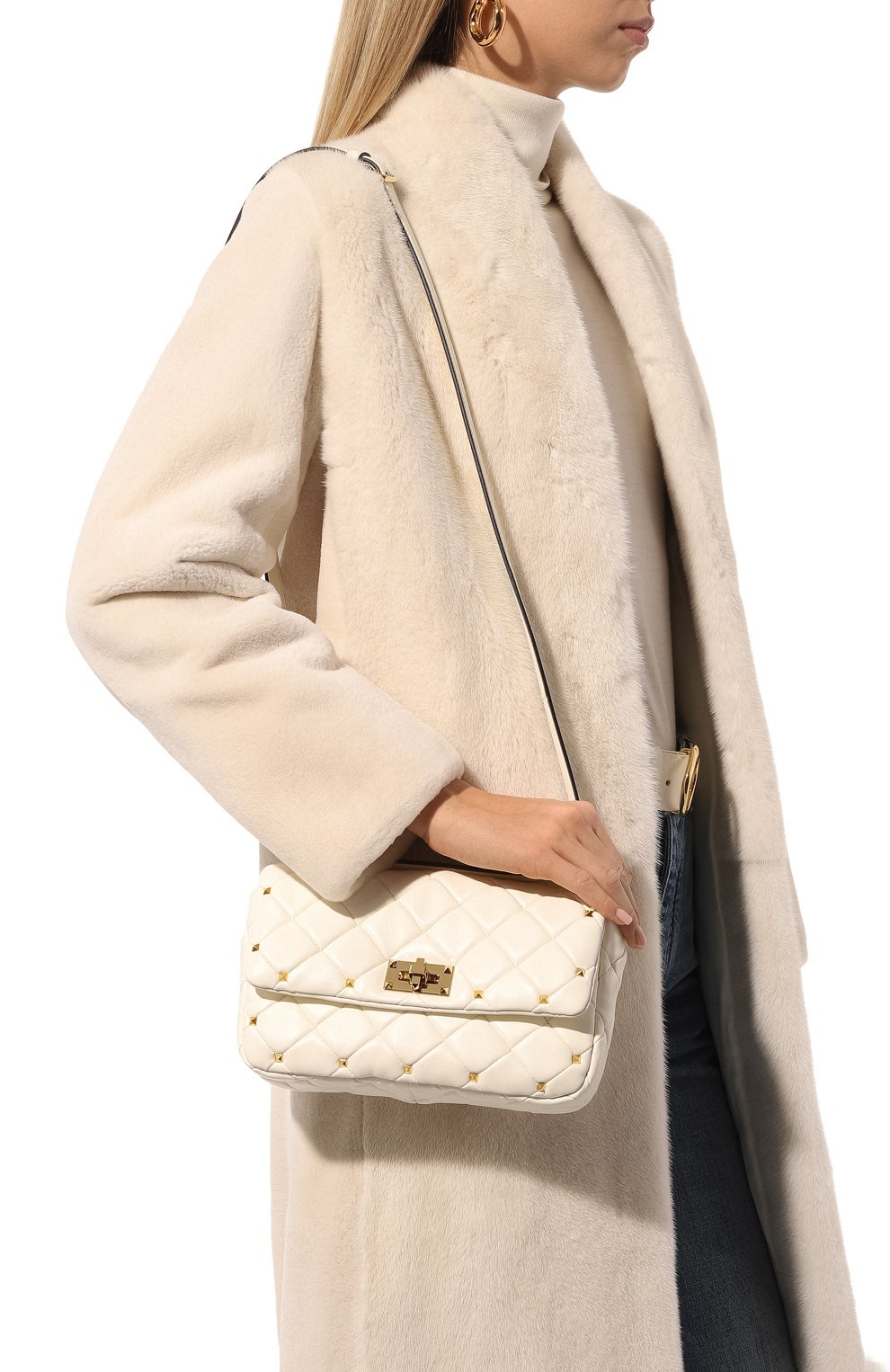 Сумка rockstud spike small VALENTINO, арт. 5W2B0Q04/IGX, фото 2