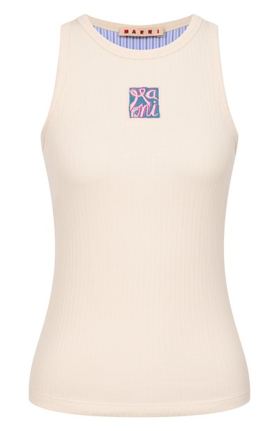 Женский хлопковый топ MARNI, арт. THJE0380S0/UTC600