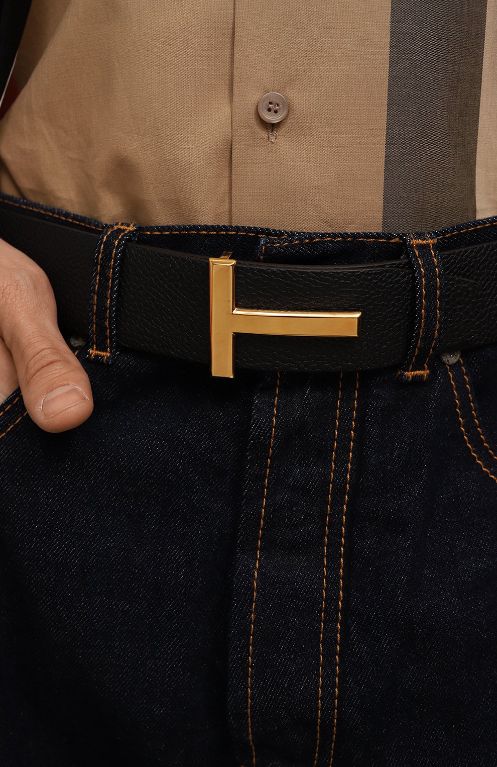 Двусторонний ремень TOM FORD, арт. TB178/LCL236G, фото 2