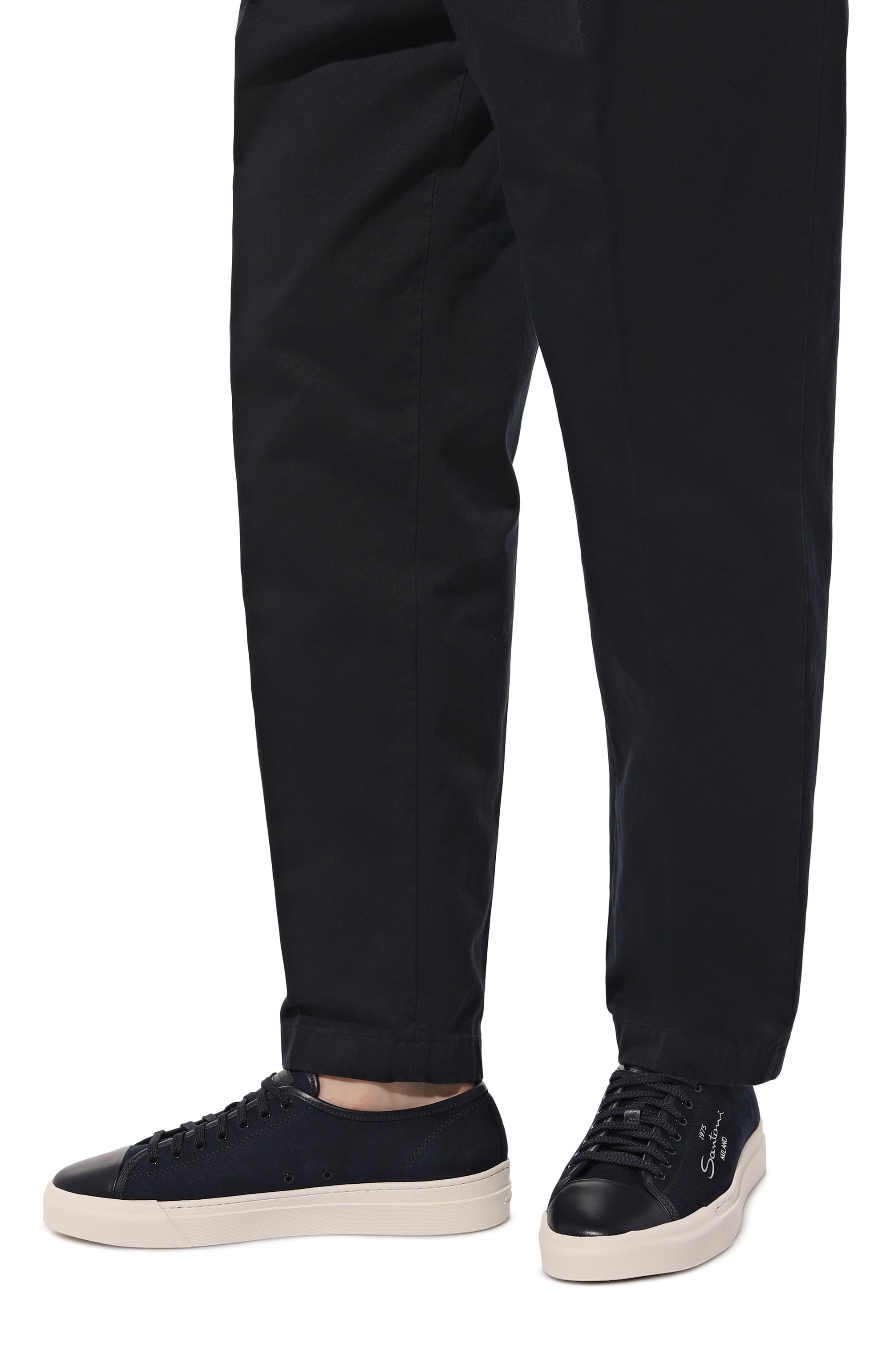 Замшевые кеды gloria SANTONI, арт. MBGT21855PNNTS06U59, фото 3