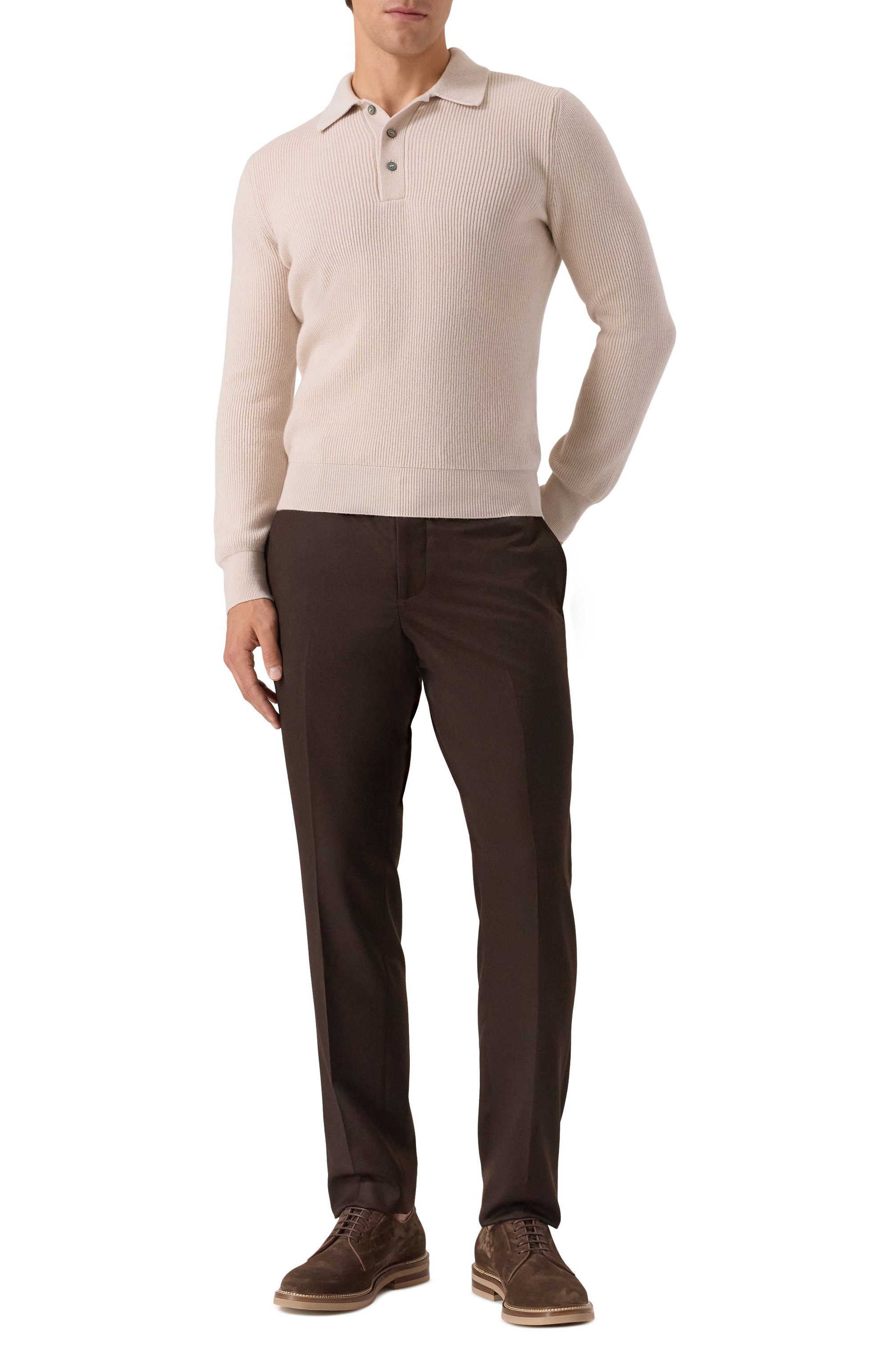 Замшевые дерби BRUNELLO CUCINELLI, арт. MZUPEAT708, фото 2