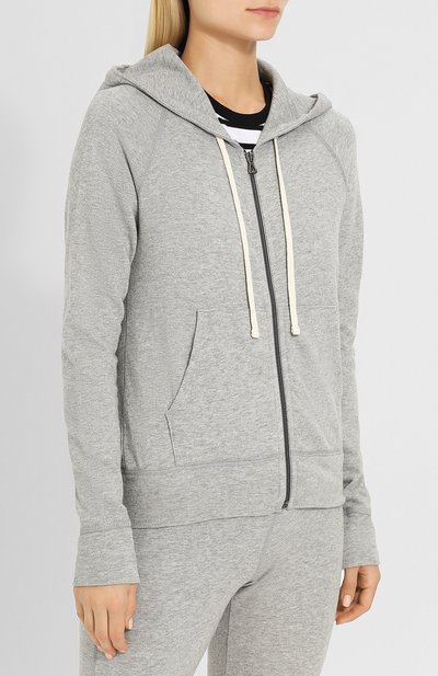 Хлопковый кардиган JAMES PERSE серого цвета по цене 48050 руб., арт. WXI2884, фото 3 Хлопковый кардиган JAMES PERSE, арт. WXI2884, фото 3