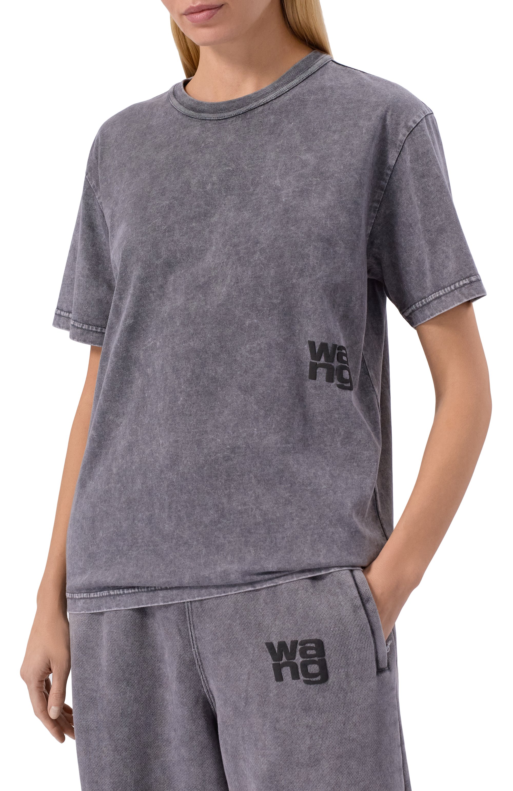 Хлопковая футболка ALEXANDERWANG.T, арт. 4CC3241520, фото 3