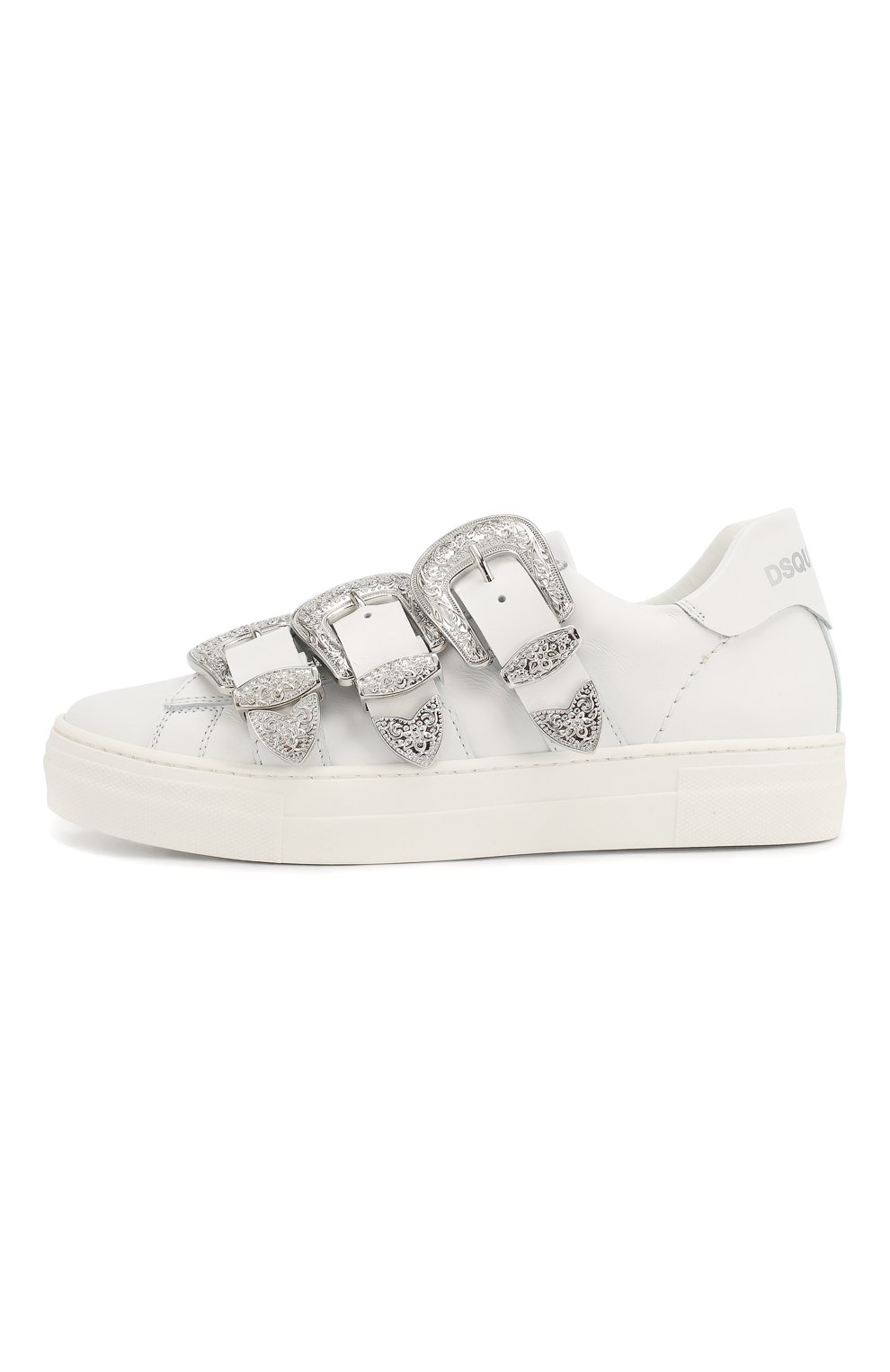 Кожаные кеды с ремешками DSQUARED2, арт. 59796/36-41, фото 2