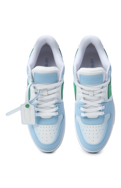 Кожаные кеды out of office OFF-WHITE, арт. 0MIA189S26LEA00A, фото 5