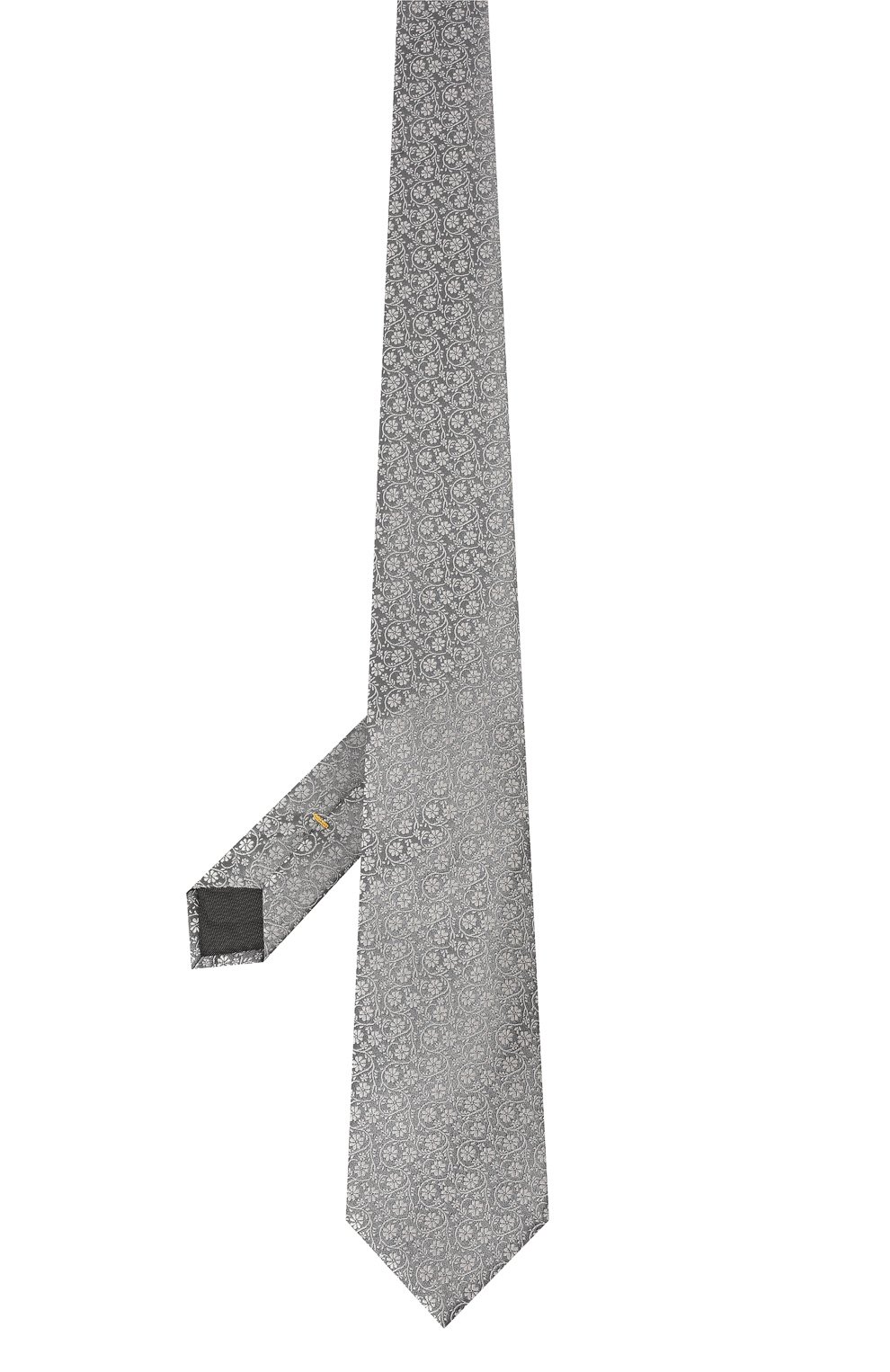 Шелковый галстук CANALI серо-голубого цвета по цене 18300 руб., арт. 18/HJ03607, фото 3 Шелковый галстук CANALI, арт. 18/HJ03607, фото 3