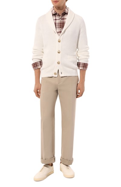 Кожаные кеды BRUNELLO CUCINELLI, арт. MZUDCAN309, фото 2