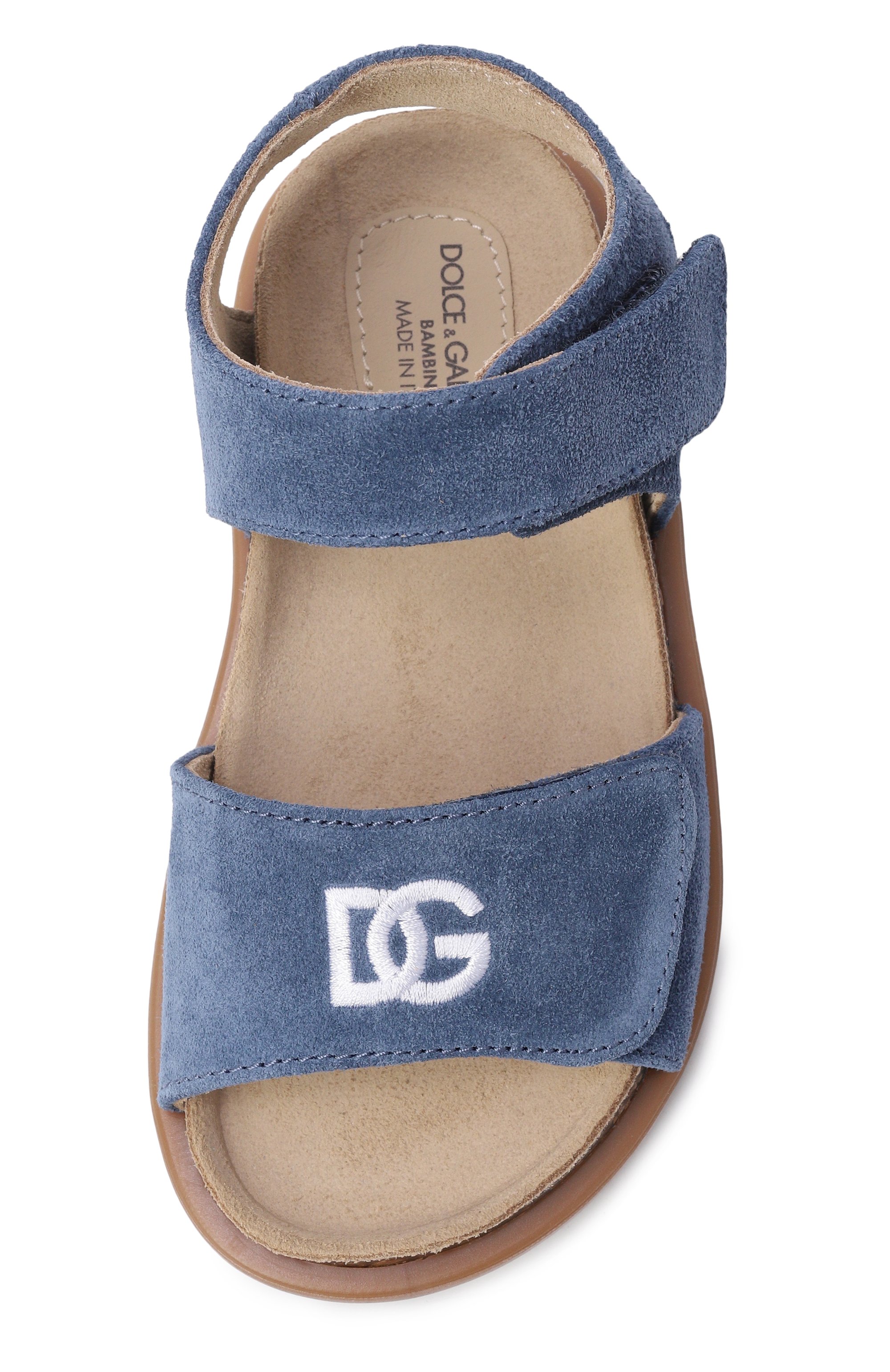 Замшевые сандалии DOLCE & GABBANA, арт. DL0094/AW871, фото 4