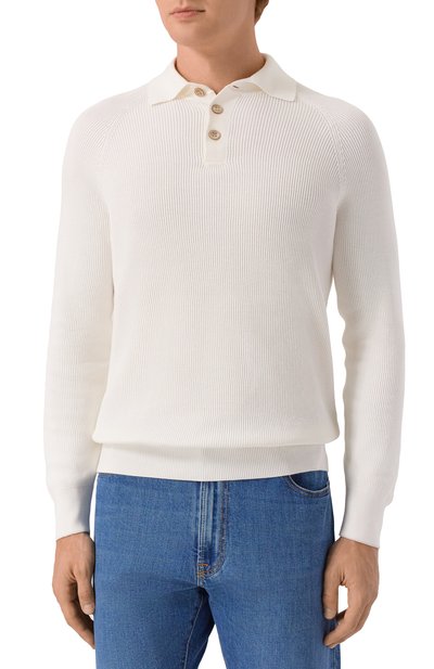 Хлопковое поло BRUNELLO CUCINELLI, арт. M29400105, фото 3