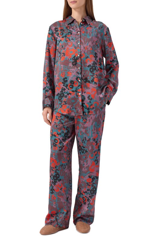 Шерстяные брюки ASCENO AW24_B001F02 Разноцветный  AW24_B001F02 Фото 2