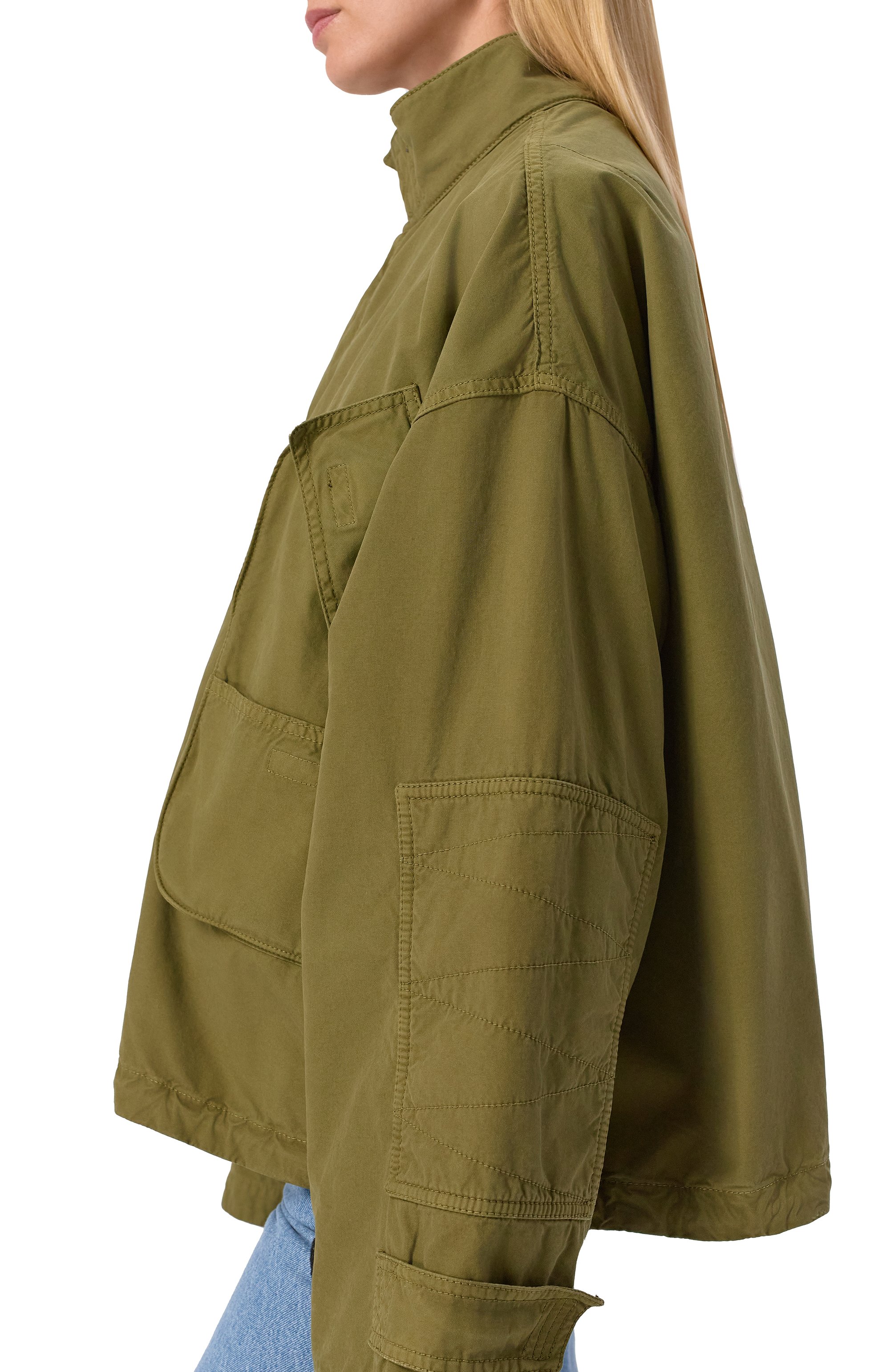 Хлопковая куртка THE ATTICO, арт. 260WCB00103/CCC1230D, фото 5