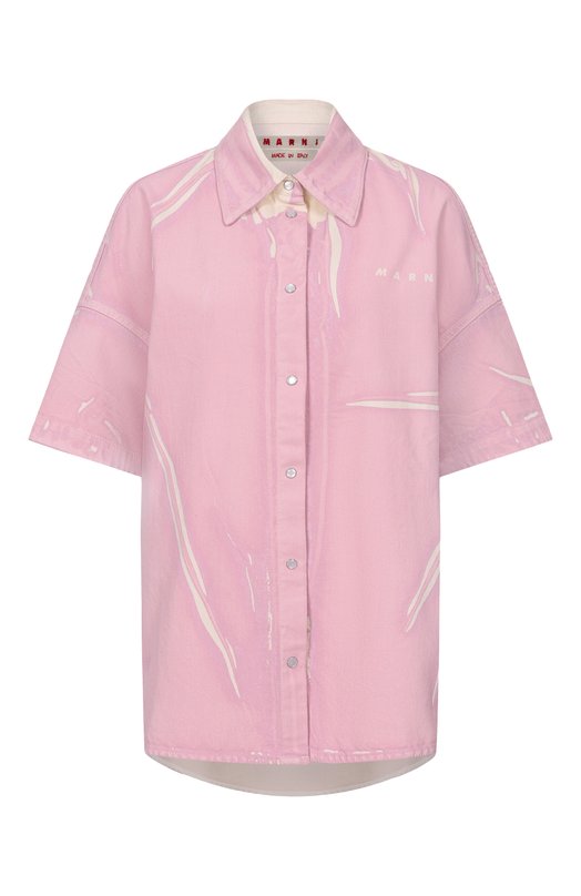 Джинсовая рубашка Marni CAJD0565A1/USCY64 Розовый CAJD0565A1/USCY64