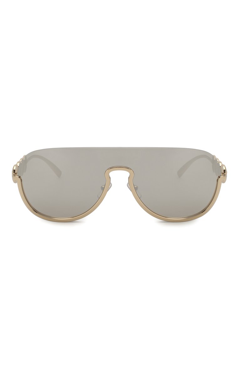 Женские солнцезащитные очки VERSACE серого цвета, арт. 2215-12526G | Фото 3 (Тип очков: С/з; Региональные ограничения белый список (Axapta Mercury): RU, Не проставлено; Кросс-КТ: С/з-унисекс; Нос: Не проставлено; Материал: Пластик; Оптика Гендер: оптика-унисекс; Очки форма: Авиаторы)