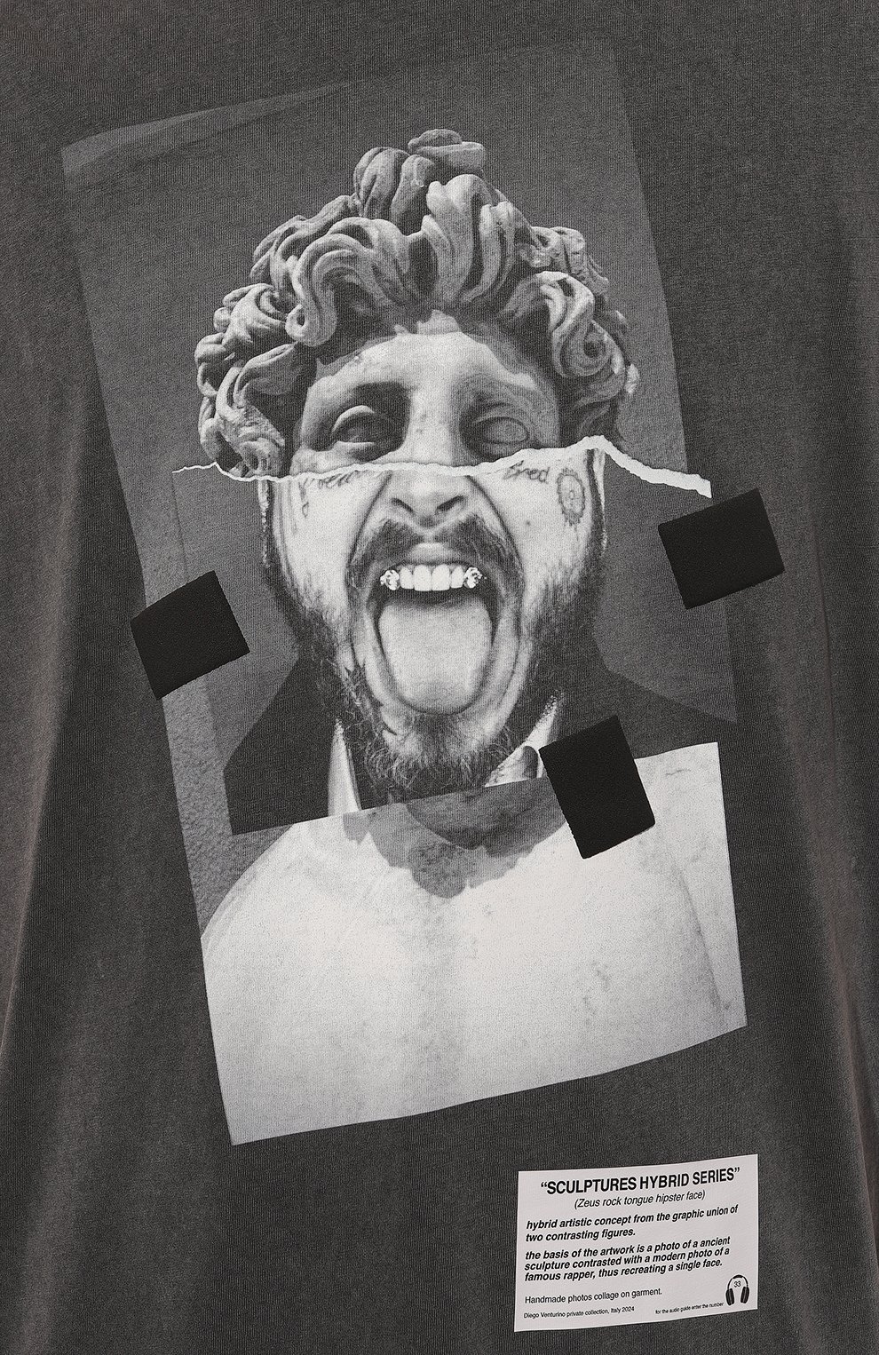 Хлопковая футболка DIEGO VENTURINO, арт. D3W4DVTS0ZHF, фото 5