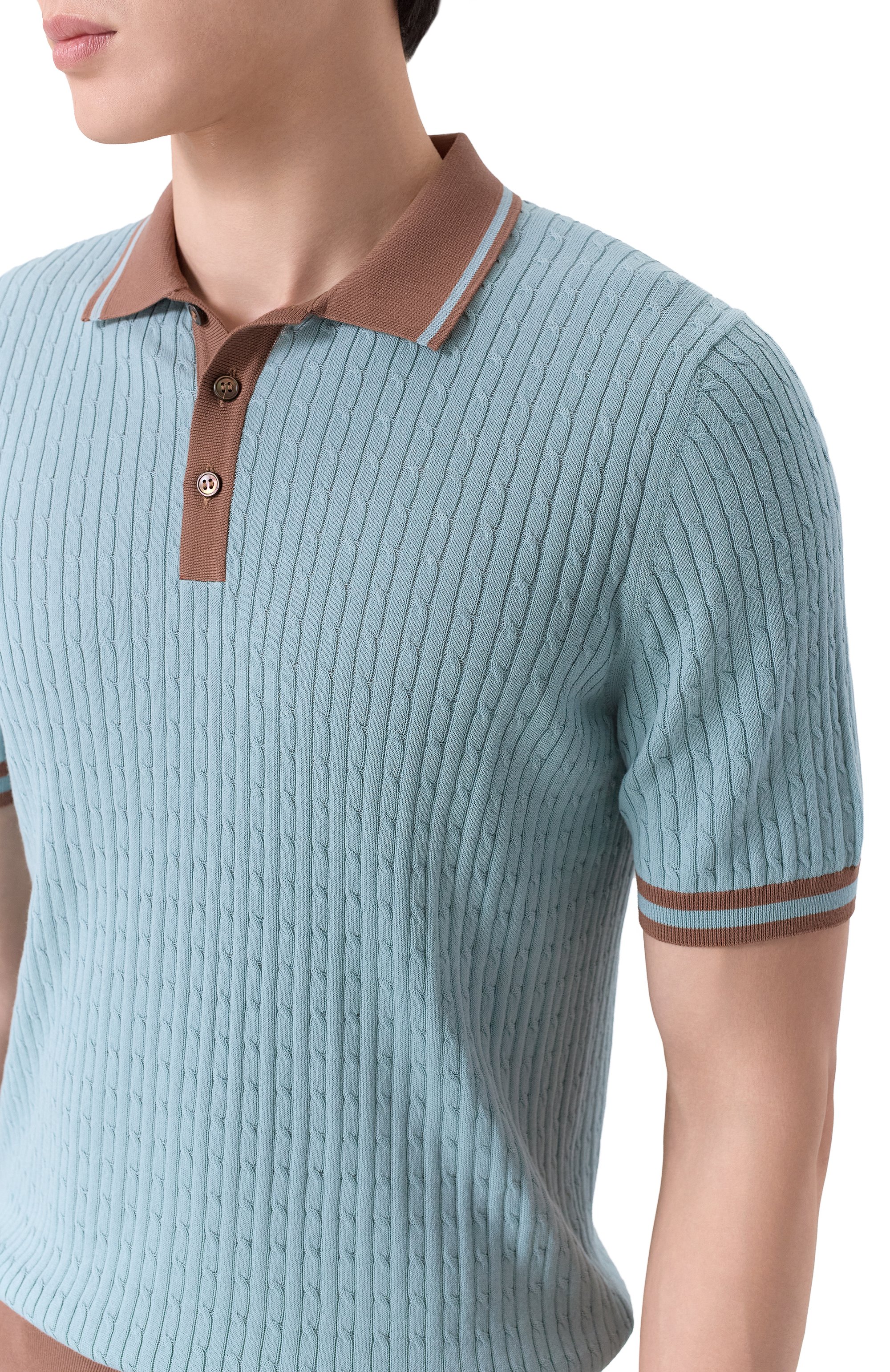 Хлопковое поло GRAN SASSO, арт. 57113/20625, фото 5