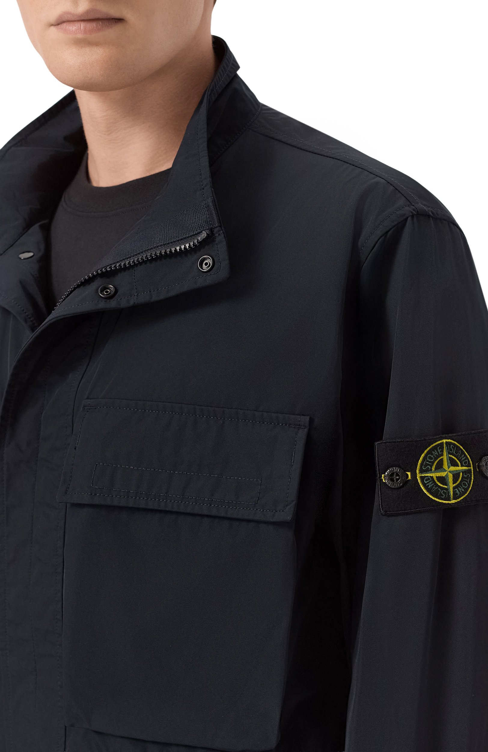 Куртка STONE ISLAND темно-синего цвета по цене 126500 руб., арт. L1S154100034/S0026, фото 5 Куртка STONE ISLAND, арт. L1S154100034/S0026, фото 5