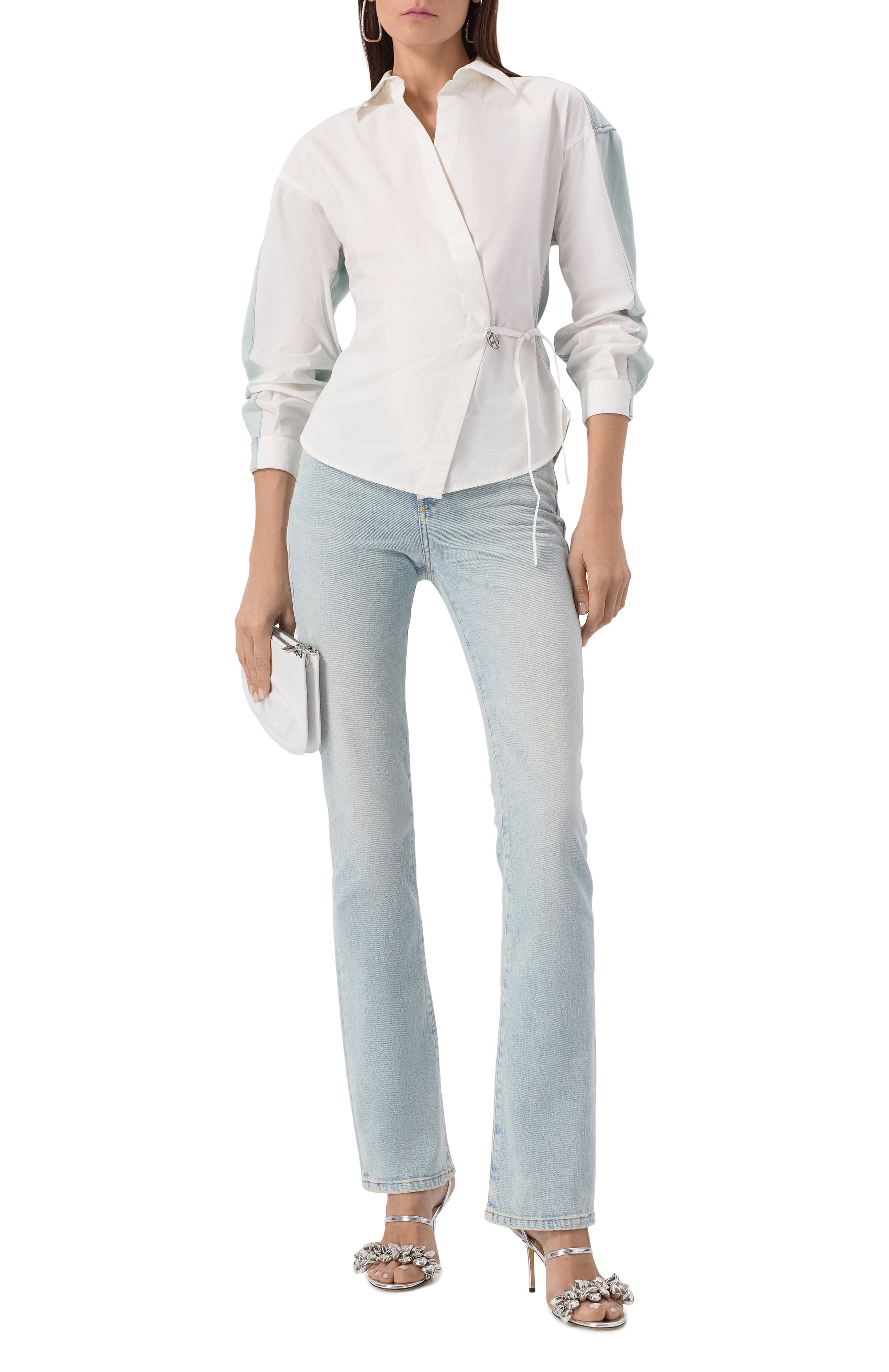 Комбинированная рубашка DIESEL, арт. A17386/0CBCP, фото 2