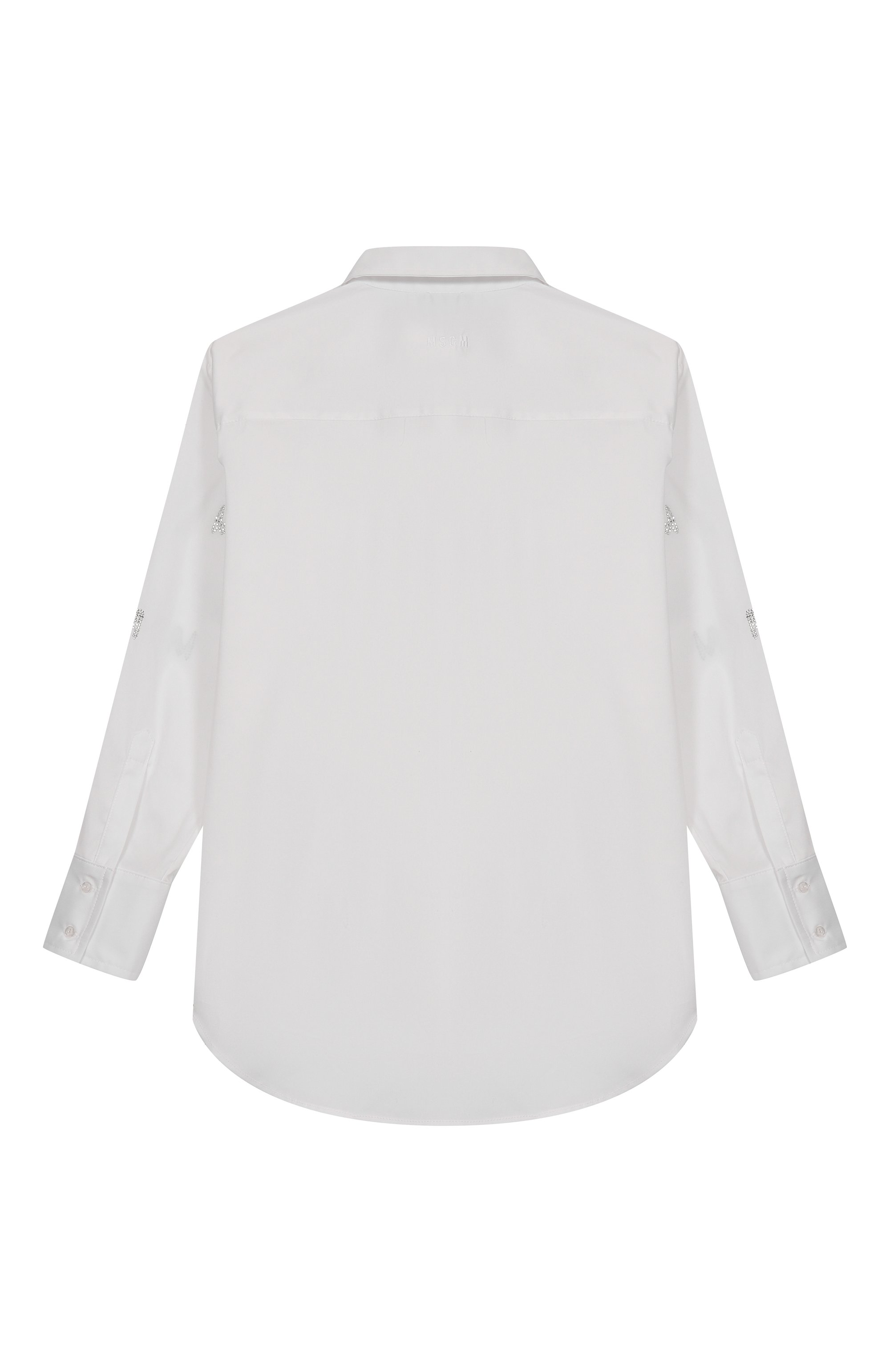 Хлопковая рубашка MSGM KIDS, арт. F5MSJGSI138, фото 2