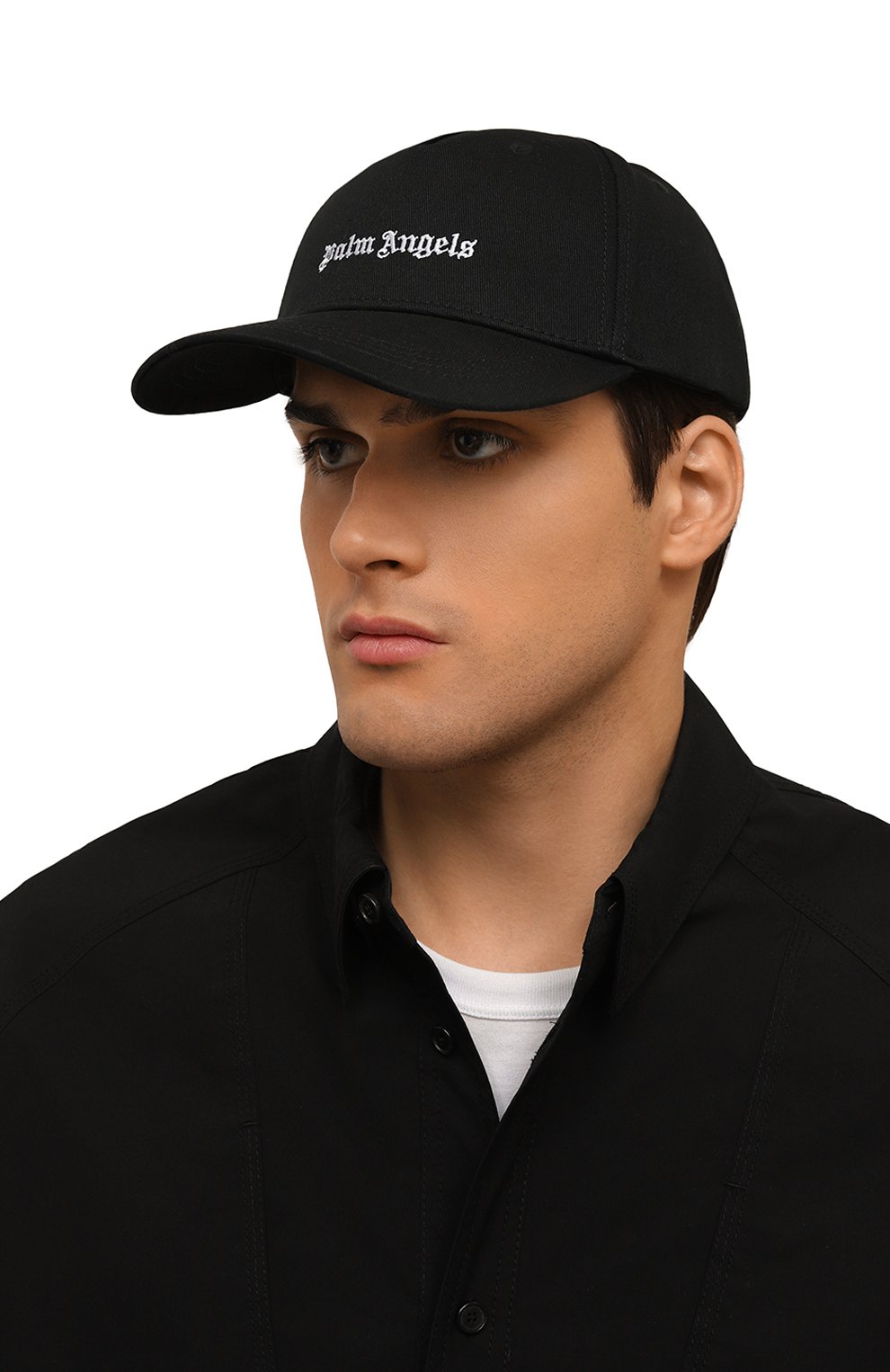 Хлопковая бейсболка PALM ANGELS, арт. PMLB094C99FAB001, фото 2