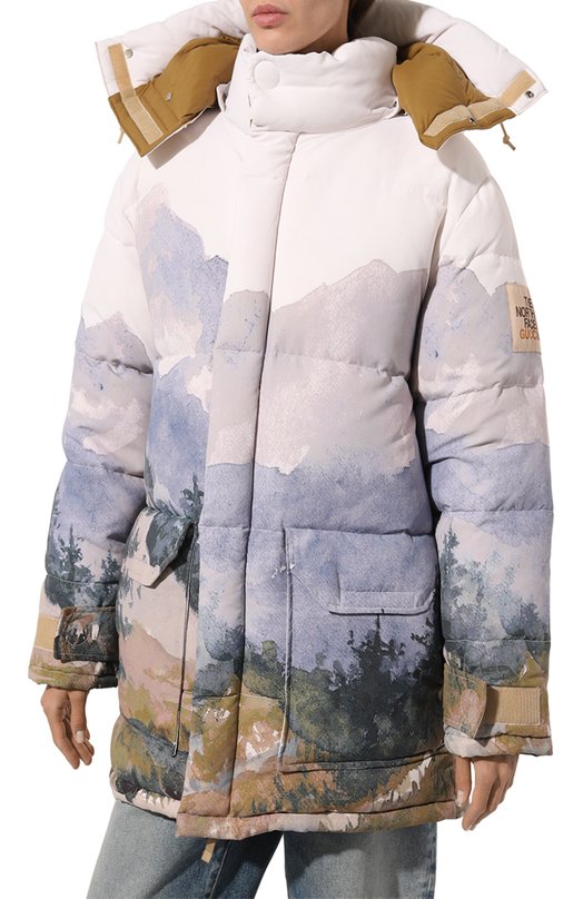 фото Пуховик the north face x gucci gucci