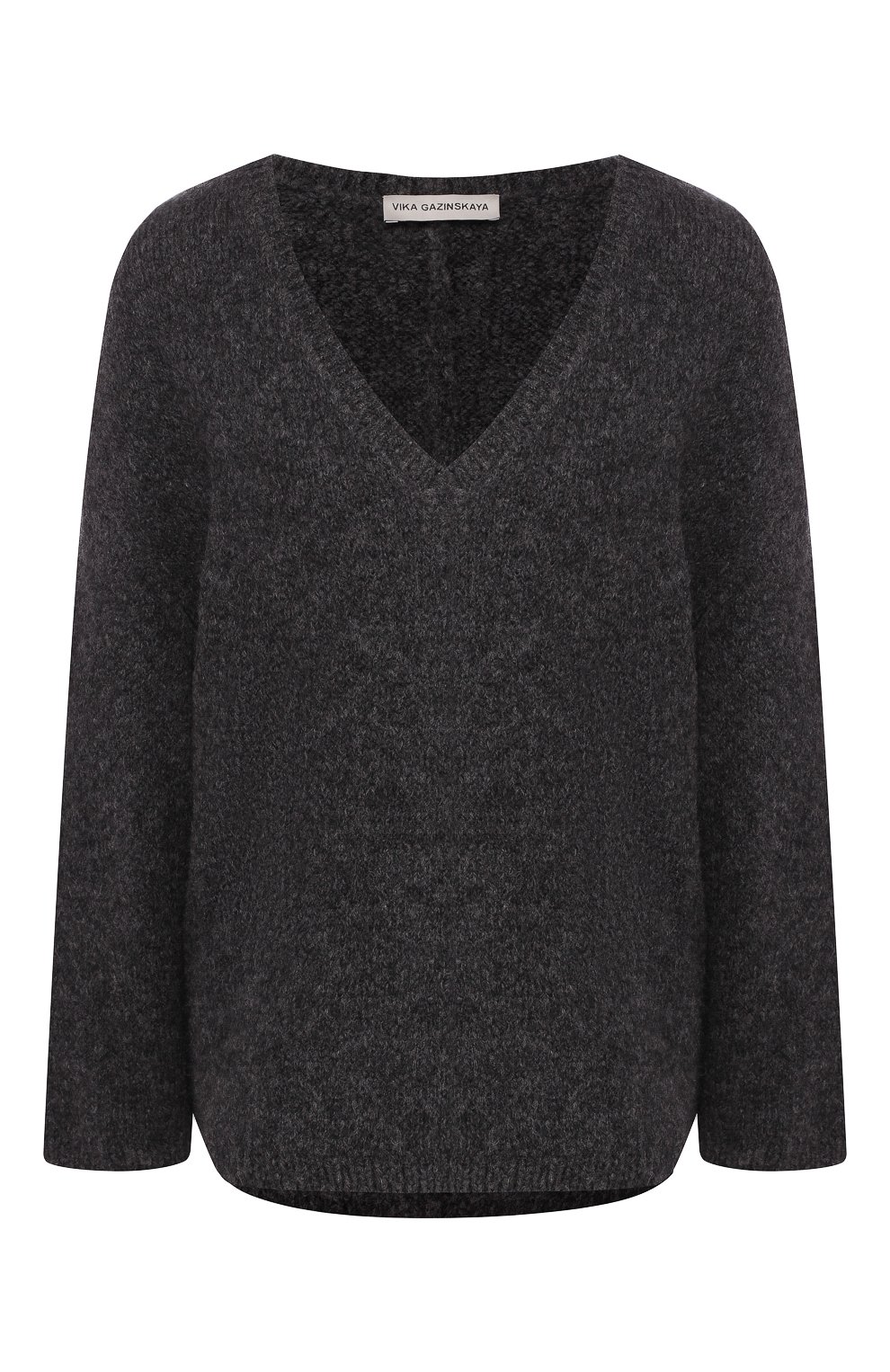 Свитер VIKA GAZINSKAYA серого цвета по цене 47590 руб., арт. FW19-2245, фото 1 Свитер VIKA GAZINSKAYA, арт. FW19-2245, фото 1