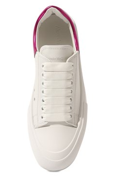 Кожаные кеды deck plimsoll ALEXANDER MCQUEEN, арт. 716636/WICEL9993, фото 1