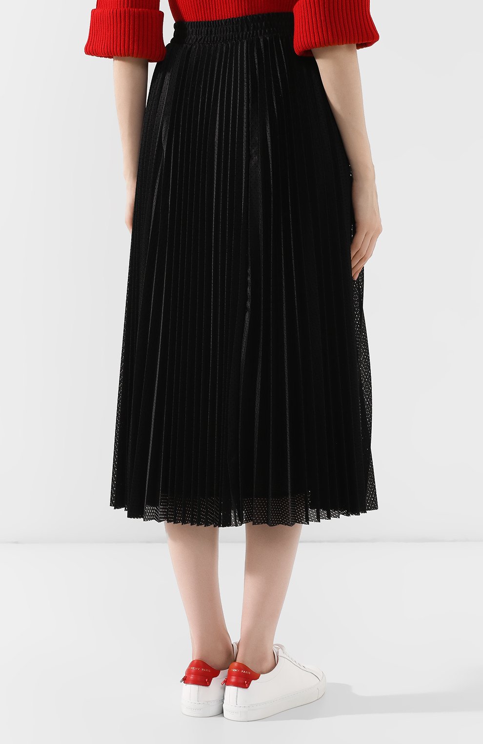 Юбка REDVALENTINO черно-белого цвета по цене 67550 руб., арт. SR3MD00Q/4D5, фото 4 Юбка REDVALENTINO, арт. SR3MD00Q/4D5, фото 4