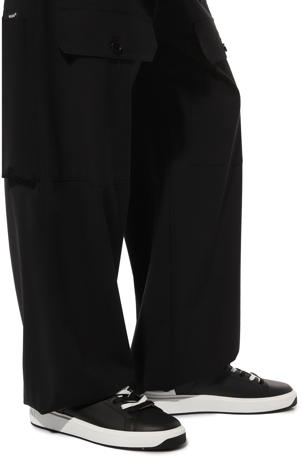 Кожаные кеды b-court BALMAIN, арт. BM0VI288/LBRT, фото 3