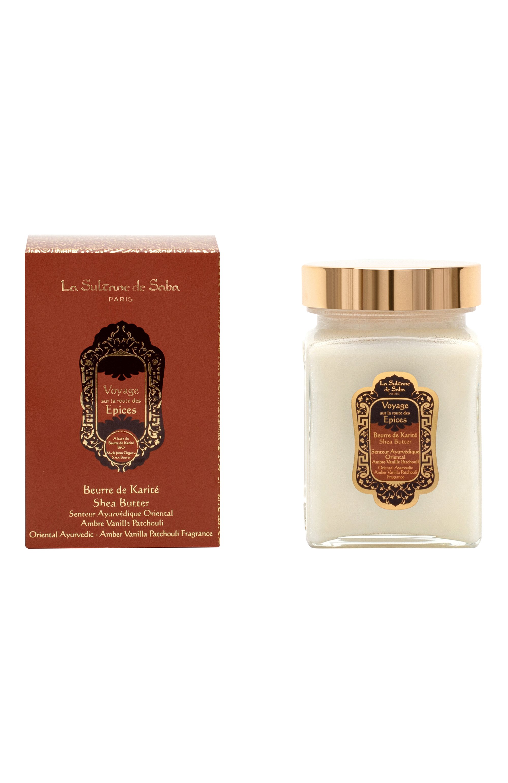 Масло карите для тела и волос "амбра, ваниль и пачули" (300ml) LA SULTANE DE SABA, арт. 3760092230750, фото 4