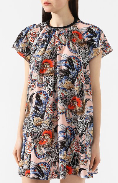 Шелковое платье REDVALENTINO разноцветного цвета по цене 48400 руб., арт. RR0VAD65/SJB, фото 3 Шелковое платье REDVALENTINO, арт. RR0VAD65/SJB, фото 3