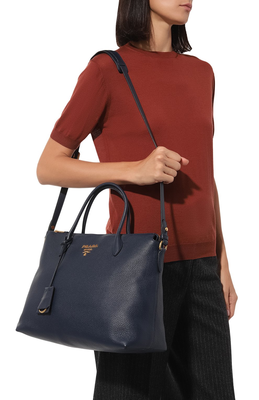 Сумка-тоут PRADA, арт. 1BA201-2BBE-F0216-NOX, фото 8