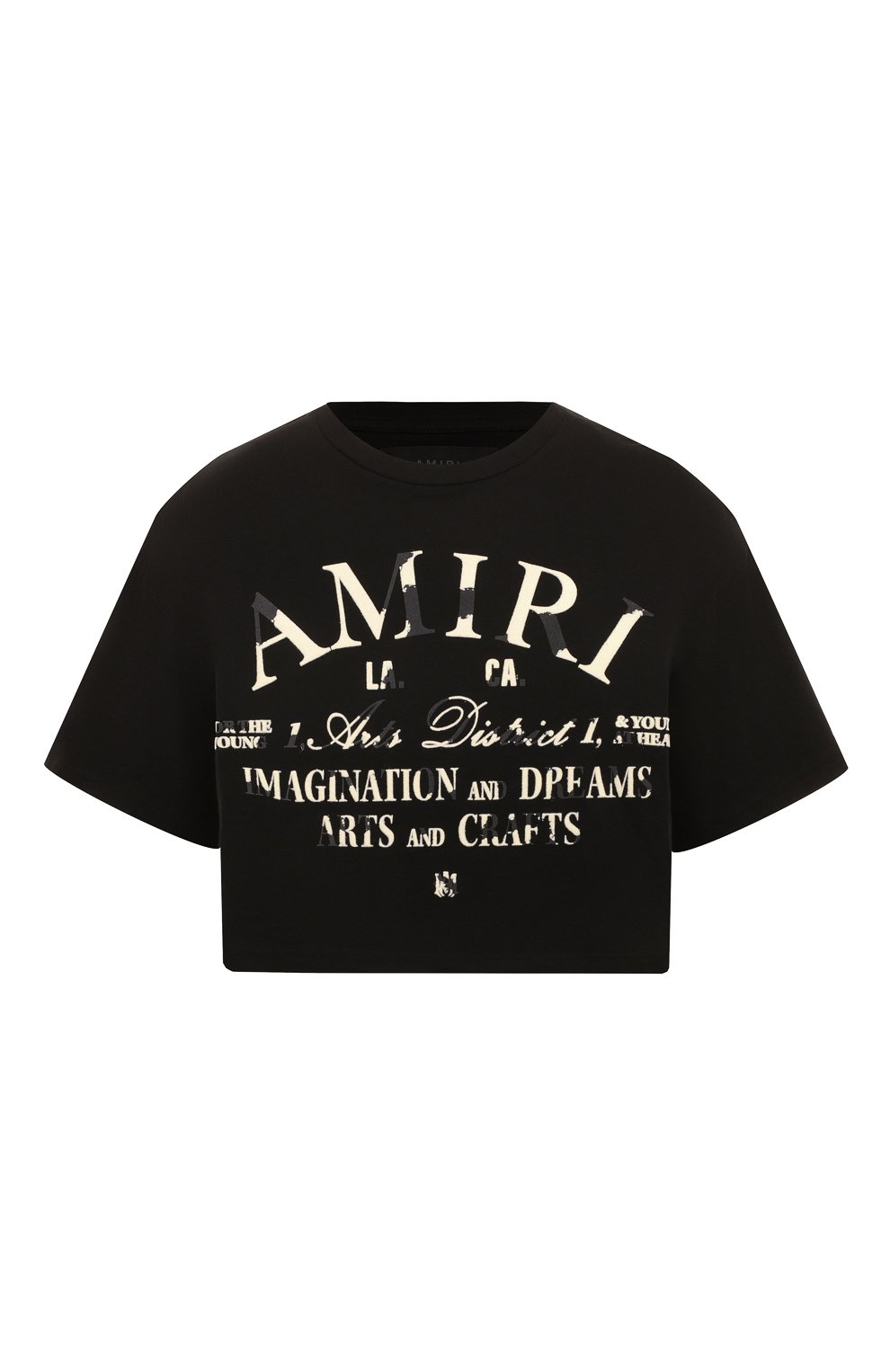 Хлопковая футболка AMIRI, арт. PS24WJT007, фото 1