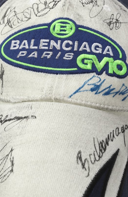 Хлопковая бейсболка Balenciaga 846555/410B2 Разноцветный  846555/410B2 Фото 3
