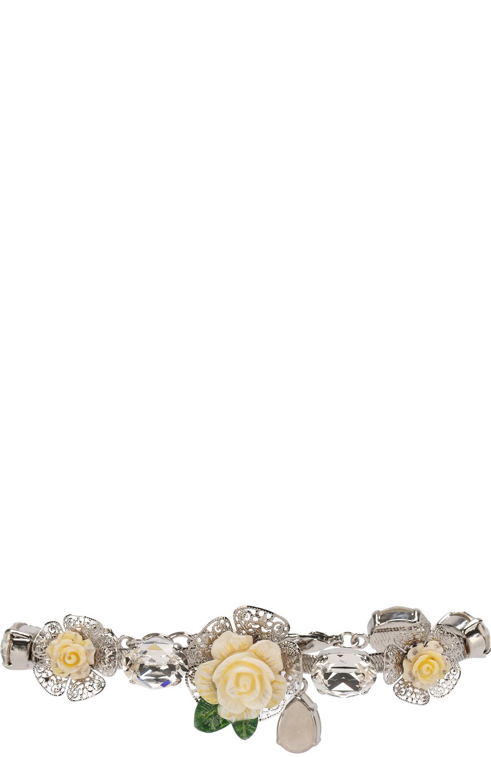 Браслет с декором в виде цветов и кристаллами swarovski DOLCE & GABBANA, арт. WBK6R4/W1111, фото 1