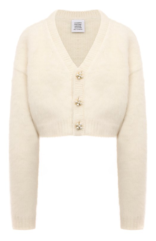 

Шерстяной кардиган VETEMENTS, Кремовый